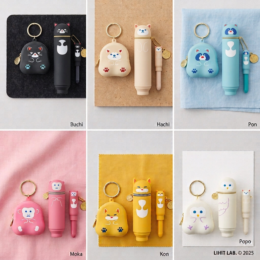 Café PuniLabo 3-Piece Gift Set – Character Collection